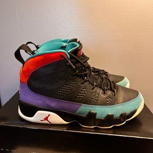 Jordan 9 "what the " size 9.5 mens